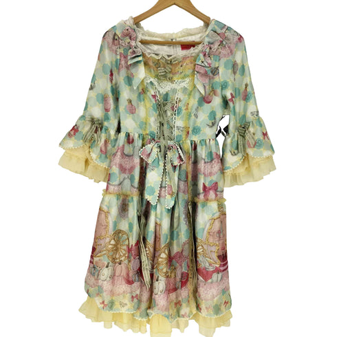 BABY THE STARS Dreamy Palette柄 ワンピース ロリータ ゴスロリ レディース