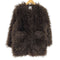 シールームリン Sea Room lynn 25AW Cloud fur ノーカラー フェイクファー ジャケット レディース LONG