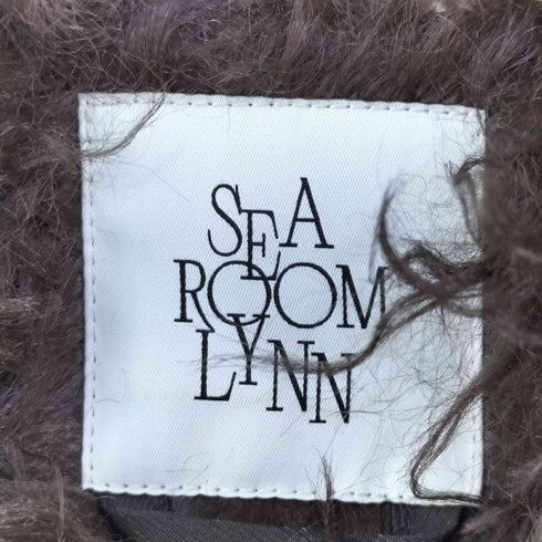 シールームリン Sea Room lynn 25AW Cloud fur ノーカラー フェイクファー ジャケット レディース LONG