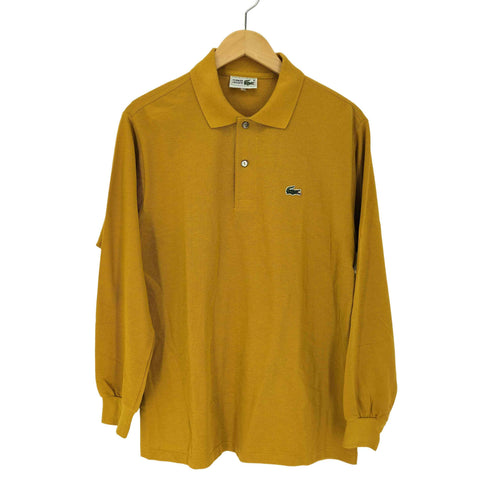 シュミーズラコステ CHEMISE LACOSTE ロゴ刺繍 鹿の子 L/S ポロシャツ メンズ JPN:4