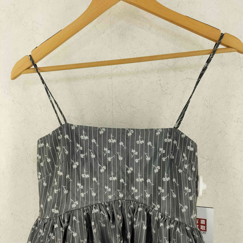 ガニー Ganni Jacquard Strap Mini Dress ジャガード ストラップ ミニ ワンピース レディース