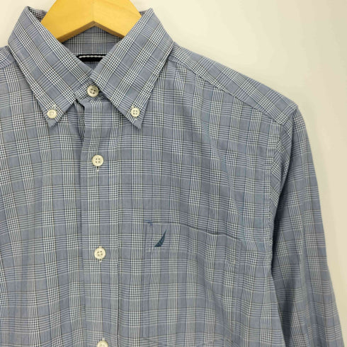 ノーティカ NAUTICA WRINKLE RESISTANT チェック ボタンダウンシャツ メンズ import:S