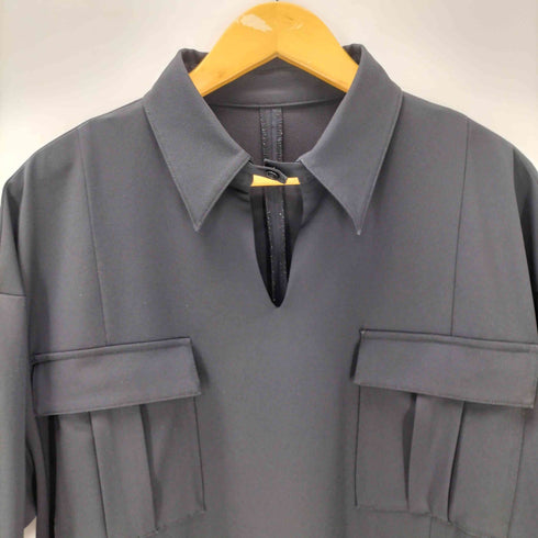 リムアーク RIM.ARK 23SS Neck design box dress ネック デザイン ボックス ドレス レディース JPN:38