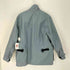 ダナキャランニューヨーク DKNY 90S フラップポケット ダブルジップ スタンドネック ナイロンジャケット メンズ import:M