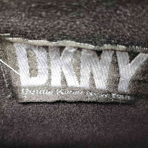 ダナキャランニューヨーク DKNY 90S フラップポケット ダブルジップ スタンドネック ナイロンジャケット メンズ import:M
