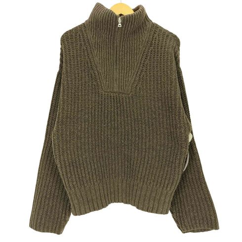 クレイル CLEL Volume Melange Half Zip Knit/ボリュームメランジ ハーフジップニット メンズ JPN:S