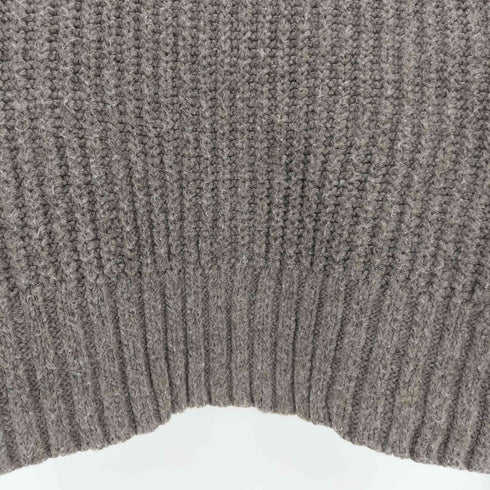 クレイル CLEL Volume Melange Half Zip Knit/ボリュームメランジ ハーフジップニット メンズ JPN:S
