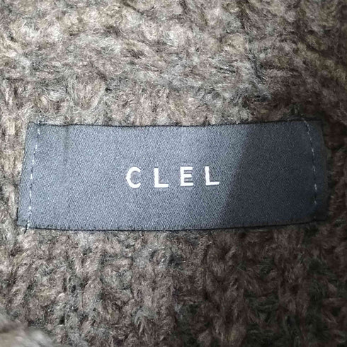 クレイル CLEL Volume Melange Half Zip Knit/ボリュームメランジ ハーフジップニット メンズ JPN:S