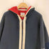 THE WHITBREAD COLLECTION 90S アクリル ヨット エルボーパッチ フーデッド ボアジャケット メンズ import:L
