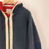 THE WHITBREAD COLLECTION 90S アクリル ヨット エルボーパッチ フーデッド ボアジャケット メンズ import:L