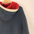 THE WHITBREAD COLLECTION 90S アクリル ヨット エルボーパッチ フーデッド ボアジャケット メンズ import:L