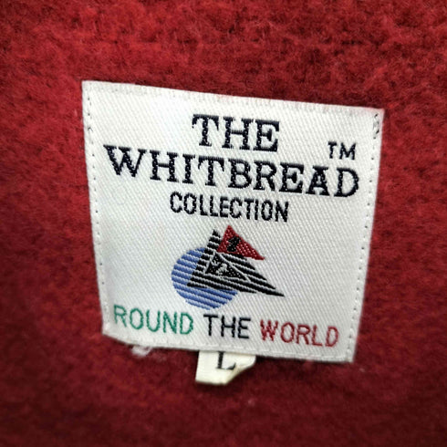 THE WHITBREAD COLLECTION 90S アクリル ヨット エルボーパッチ フーデッド ボアジャケット メンズ import:L