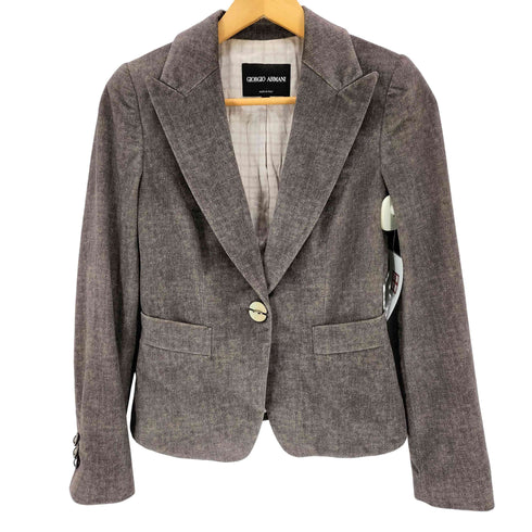 ジョルジオアルマーニ Giorgio Armani ピークドラペル 1B テーラードジャケット レディース 36