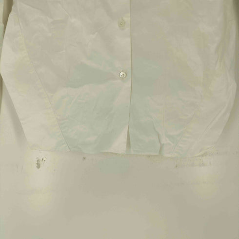 ジルサンダーネイビー JIL SANDER NAVY サイドスリット 変形 長袖 ドレスシャツ レディース 42