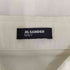 ジルサンダーネイビー JIL SANDER NAVY サイドスリット 変形 長袖 ドレスシャツ レディース 42