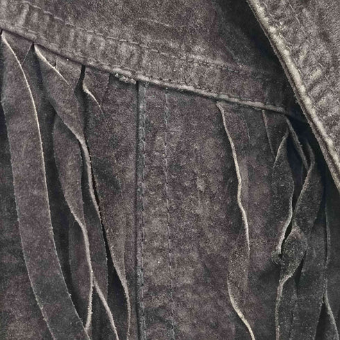 ミネトンカ Minnetonka Genuine Leather 本革 フリンジレザージャケット レディース JPN:XL
