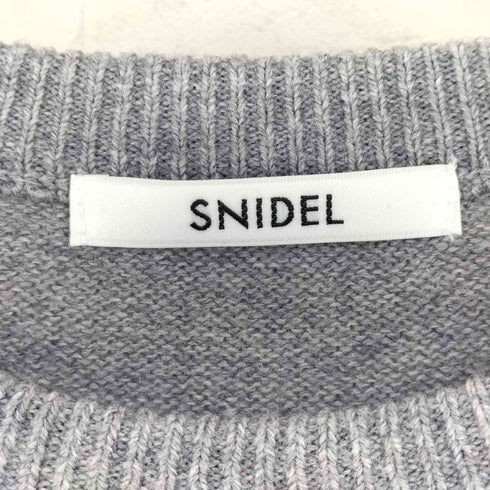 スナイデル snidel 25AW ブローチ付きニット レディース ONE SIZE