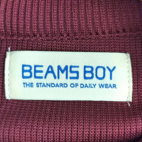 ビームスボーイ BEAMS BOY 24AW ラインディテール フルジップ ロングスリーブ レディース FREE