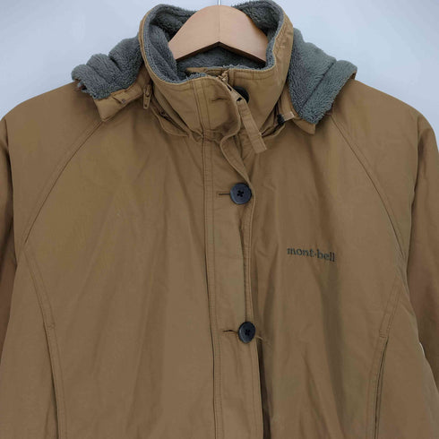 モンベル mont bell 旧タグ CLIMAAIR 裏地フリース ナイロン ハスキー コート メンズ JPN:XS