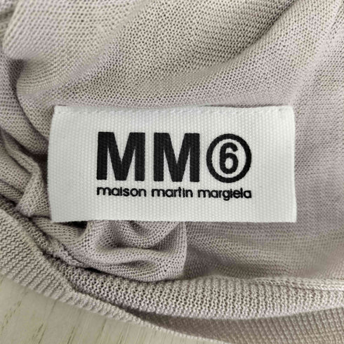 エムエムシックスメゾンマルジェラ MM6 Maison Margiela 00s ここのえ期 一枚タグ シルク100% ニット ワンピース レディース S