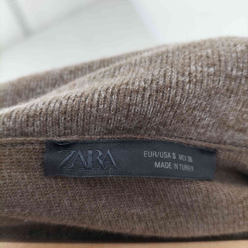 ザラ ZARA スタッズデザイン ニット ミニスカート レディース S