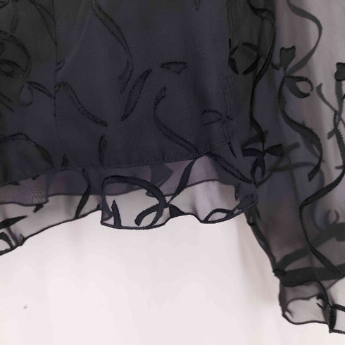 インゲボルグ INGEBORG 94AW リボン シアー ブラウス レディース JPN:M