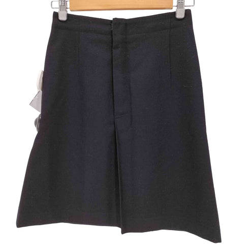 トリココムデギャルソン tricot COMME des GARCONS 90s フロントタック ウール ミニスカート レディース M