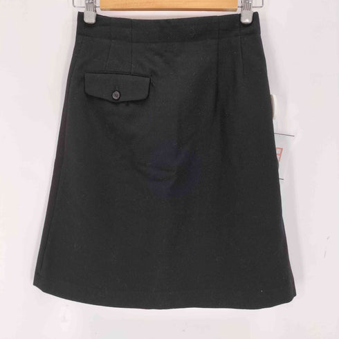 トリココムデギャルソン tricot COMME des GARCONS 90s フロントタック ウール ミニスカート レディース M