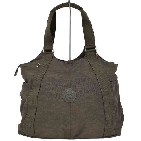 キプリング KIPLING ロゴパッチ ナイロン トートバック レディース