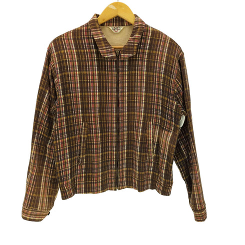 Red Circle 50s レッド サークル スウィング トップ バネクラ クラウン ジップ ジャケット チェック柄 メンズ US:40