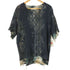 マヒトモトヨシ MAHITO MOTOYOSHI 24SS Cupra chusen knitting docking T-shirt キュプラ注染編みドッキングTシャツ メンズ JPN:L