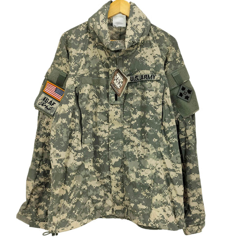 ユーエスアーミー U.S. ARMY 00S 07年会計 Level5 JACKET SOFT SHELL COLD WEATHER ソフトシェルジャケット デジタルカモ メンズ M-R