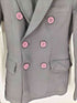 コムデギャルソンオムプリュス COMME des GARCONS HOMME PLUS ポリエステル縮絨 ダブルブレスト テーラードジャケット メンズ JPN:XS
