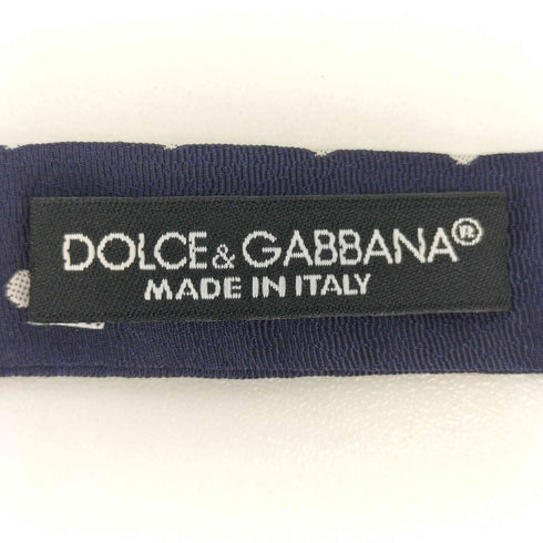 ドルチェアンドガッバーナ DOLCE&GABBANA ドット柄 シルク 蝶ネクタイ メンズ PZ