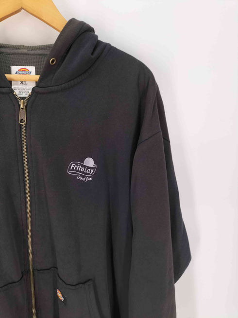 ディッキーズ Dickies Frito Lay 企業ロゴ 裏地サーマル ダブルフェイス フルジップ パーカー メンズ import:XL