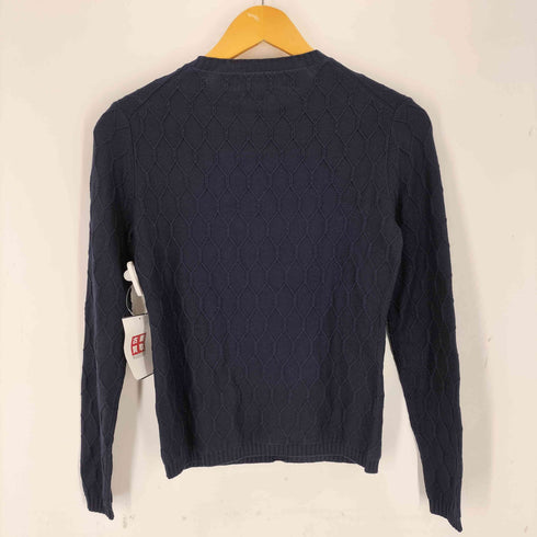 ブルックスブラザーズ BROOKS BROTHERS シルクコットン ケーブル クルーネックカーディガン レディース import:M