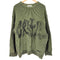 CRITIC Goth Logo Knit Khaki ゴスロゴ ニット メンズ JPN:L