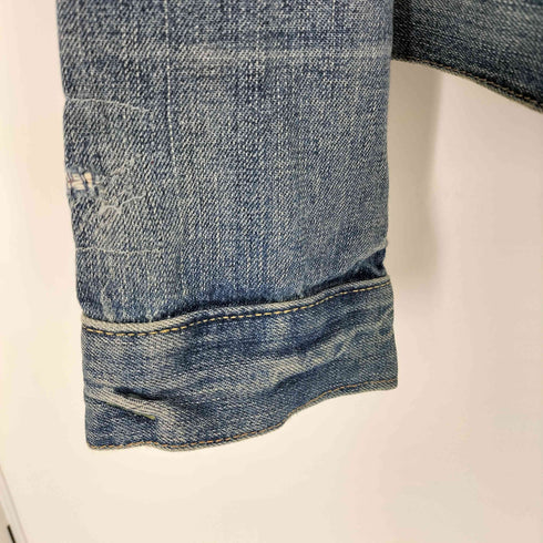 デニムアンドサプライラルフローレン DENIM&SUPPLY RALPH LAUREN Denim Patchwork Collar Trucker Jacket デニム パッチワークカラー トラッカージャケット メンズ XS