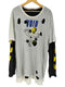 ディーゼル DIESEL VOID フェイクレイヤード ダメージ グラフィック カットソー メンズ import:XL