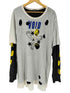 ディーゼル DIESEL VOID フェイクレイヤード ダメージ グラフィック カットソー メンズ import:XL