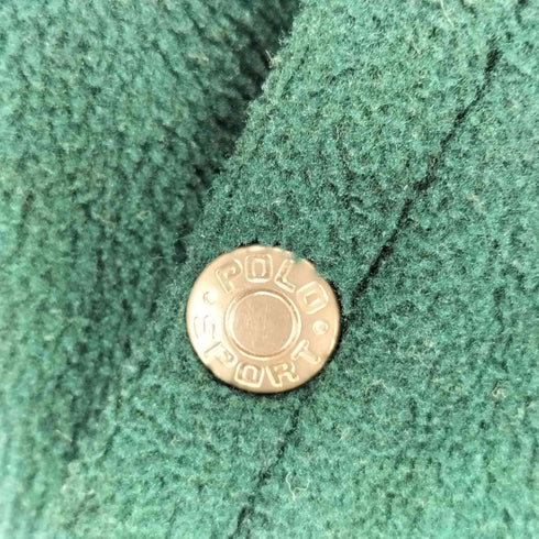 ポロスポーツラルフローレン POLO SPORT RALPH LAUREN 90s スモールポニー刺繍 マルチカラー ボーダー フリースジャケット メンズ M