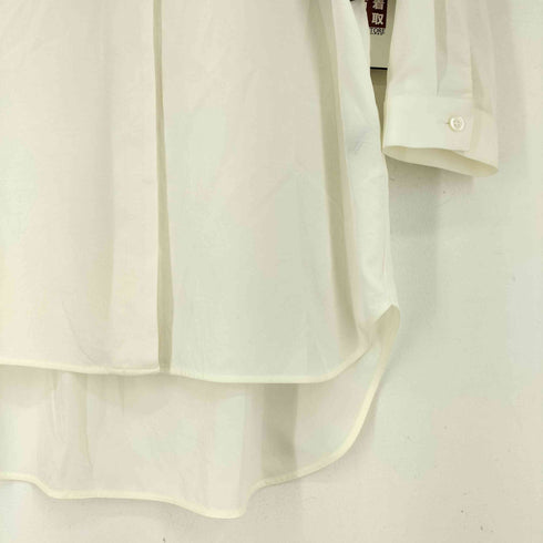 ボーダーズアットバルコニー borders at balcony PUFF SLEEVE SHEER SHIRT パフスリーブシアーブラウス シャツ レディース DE:36