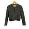 フレイアイディー FRAY I.D SHEEP LEATHER 羊革 ニット 切替 ライダースジャケット レディース 1
