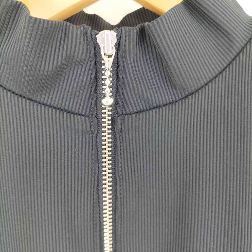アディダスオリジナルス adidas Originals トレフォイルロゴ ハーフジップノースリーブ トップス レディース