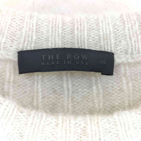 ザロウ THE ROW Milo ribbed cashmere sweater カシミヤ100 長袖 ニット レディース XS