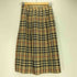 バーバリー BURBERRY 90s ノバチェック ウール プリーツスカート レディース JPN:L