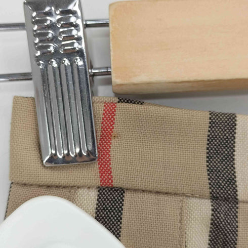 バーバリー BURBERRY 90s ノバチェック ウール プリーツスカート レディース JPN:L