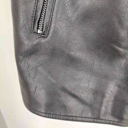 ロッキーモンロー Rocky Monroe エコレザーダブルライダース メンズ