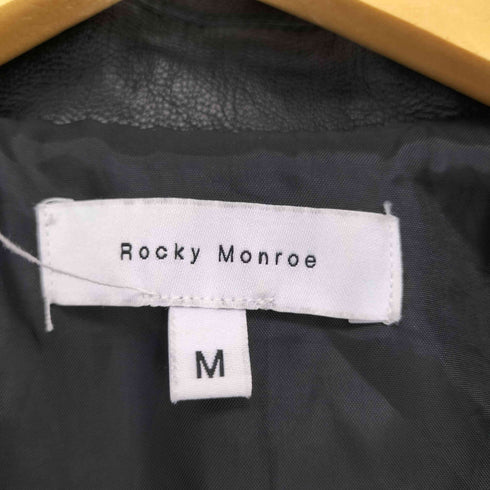 ロッキーモンロー Rocky Monroe エコレザーダブルライダース メンズ