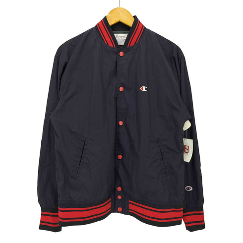 チャンピオン Champion スナップジャケット ナイロン スタジアムジャンパー メンズ import:M